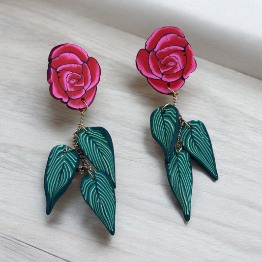 Rose Earrings