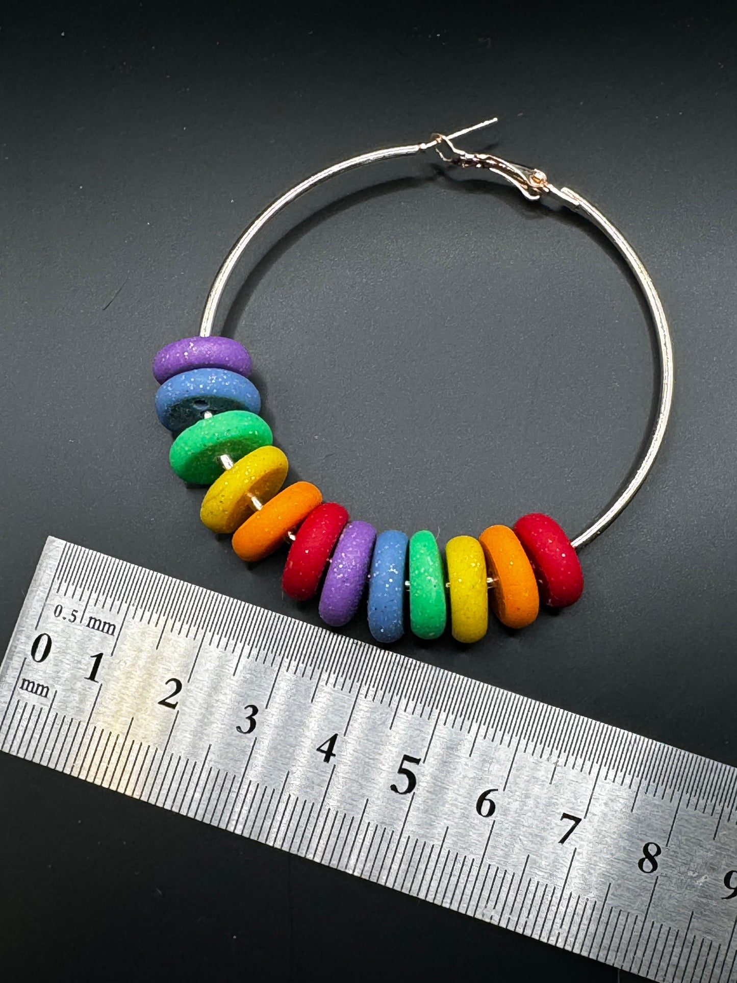 Rainbow Hoops Gold