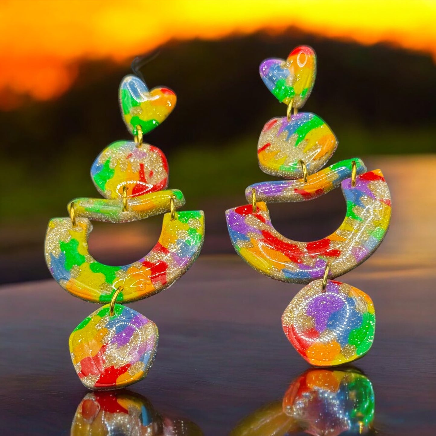 Rainbow Earrings